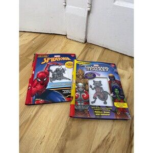 Learn to draw Marvel two books